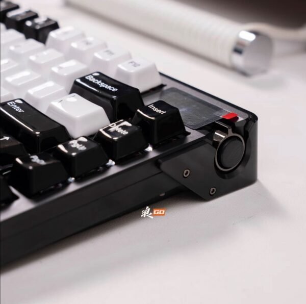 微信图片_20250922144545 ROG Night Demon Extreme Fully Modified Custom Mechanical Keyboard, Black and White Ceramic Finish
