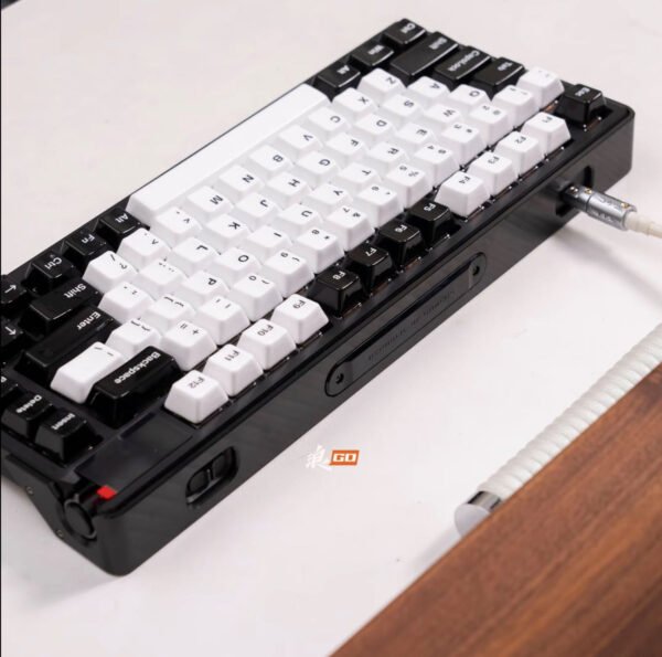 微信图片_20250922144548 ROG Night Demon Extreme Fully Modified Custom Mechanical Keyboard, Black and White Ceramic Finish