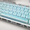 wooting 60he+Magnetically adjustable axis gaming keyboard with a hollowed-out shell and Lake Light Ceramic coating