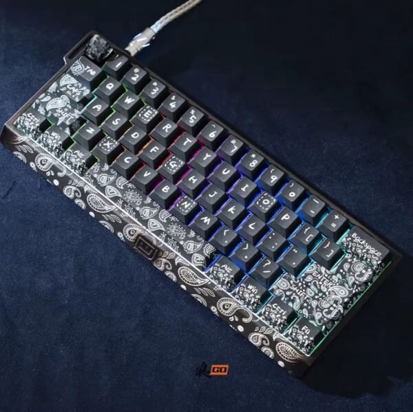 wootingPersonalized color changeDIY 60he+Customized paint job on the exterior keycaps using DIY printing techniques